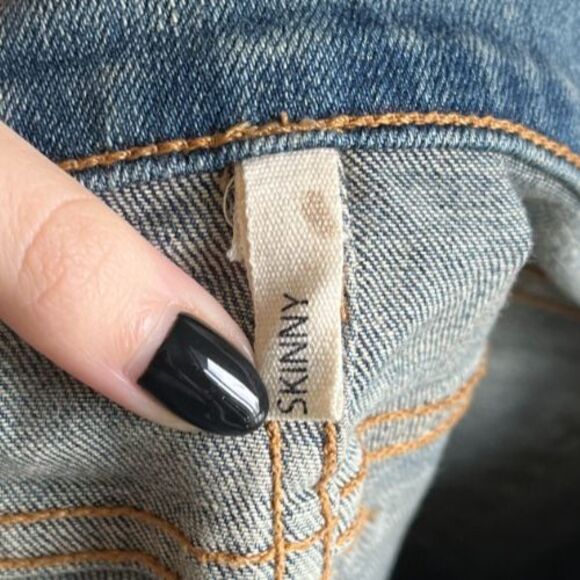 rag & bone Low Rise Skinny Jeans in Water Street Size 26 - Picture 4 of 7